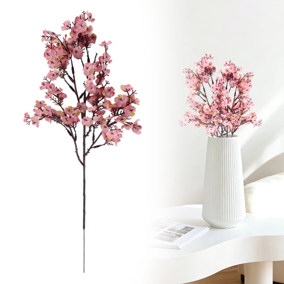 1PC 18.5" Artificial Gypsophila Bouquet Faux Breath Flowers for Table Centerpieces Wedding Home Farmhouse DIY Decor,Gypsophila Bouquet,C
