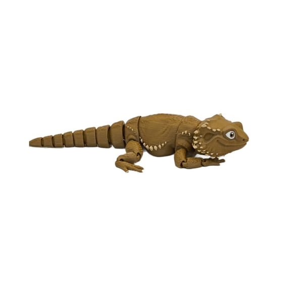 1PC 19CM 3D Printed Lizard Movable Joint Simulation Crawling Pet Model Pet