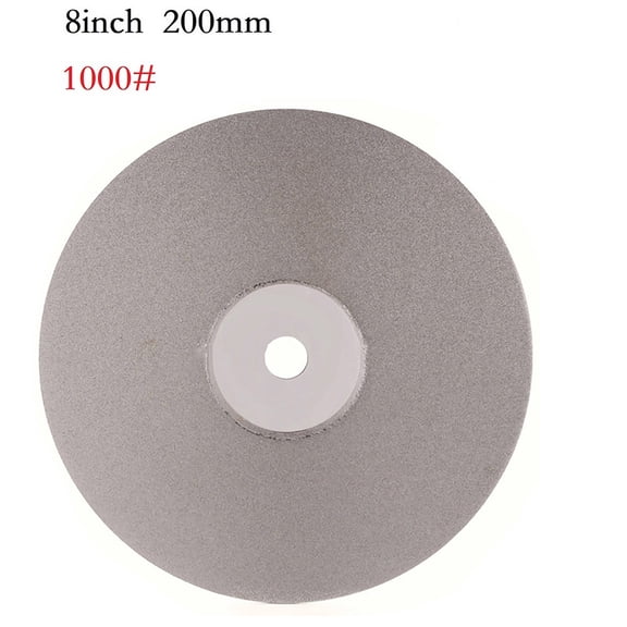1PC 200mm 8inch Diamond Coated Flat Lap Wheels Lapidary Grinding Polishing Discs For Power Tools Accessory In Stock Wholesale