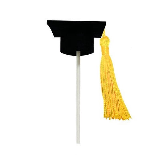 1PC 2026 Graduation Cap Cupcake Toppers Blue Tassel Mini Caps Chocolate Decorations Class of 2026 Diploma Congrats Grad Cap Cupcake Picks for 2026 School Graduate Party Cake Decorations Supplies