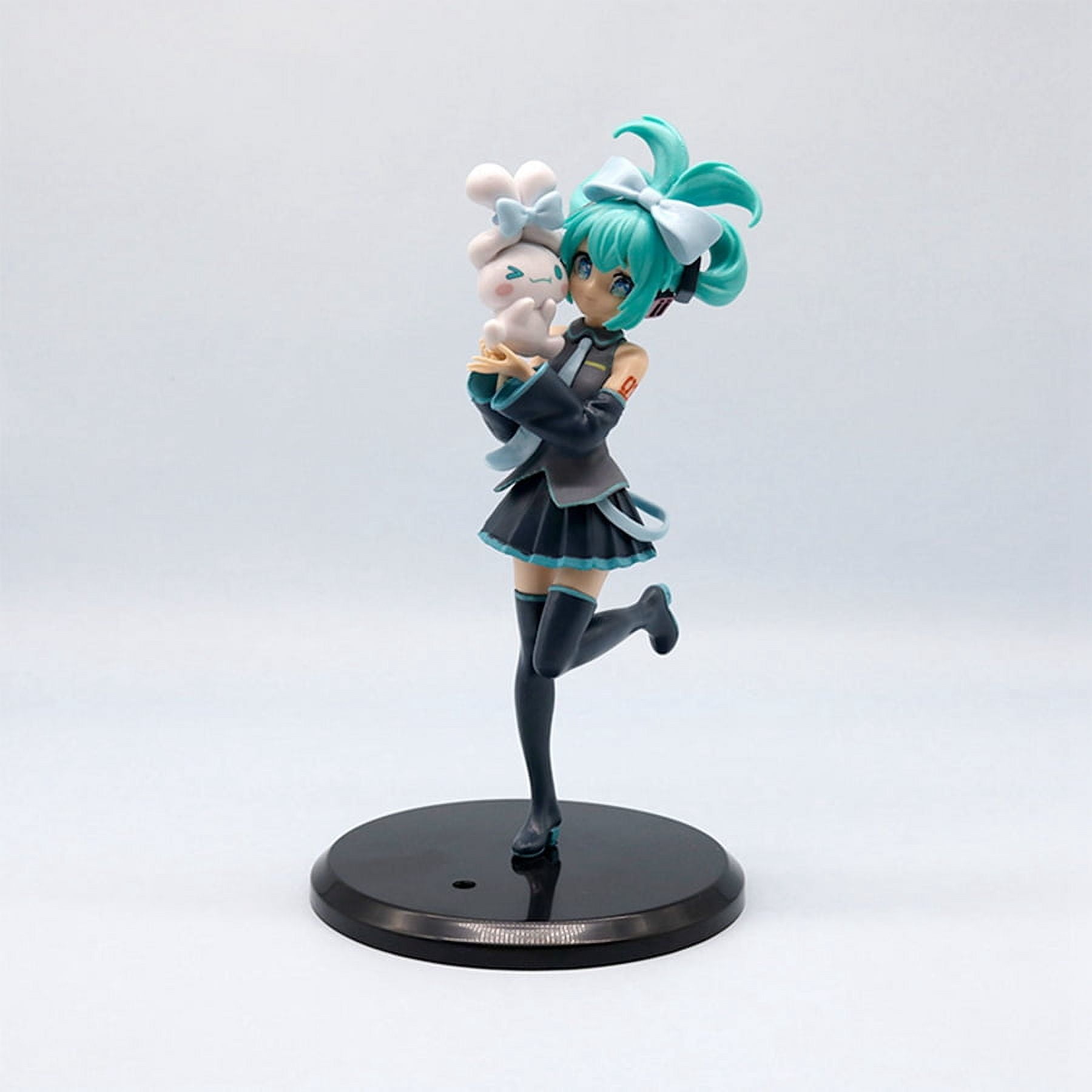 FIGURINE : HATSUNE MIKU debout, tenant Cinnamoroll - 20 cm EUR 15,00 - ES