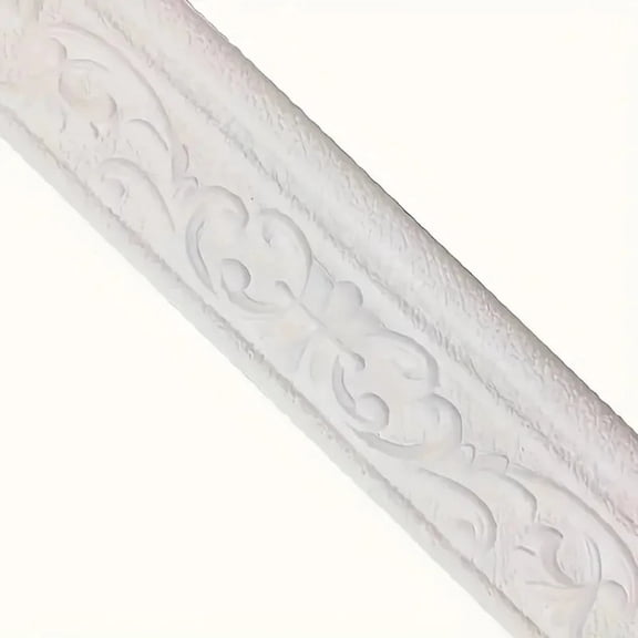 1PC 230X8cm 3D Pattern Self Adhesive Sticker Wall Trim Line Skirting Border Decor Household Living Room TV Background Stickers