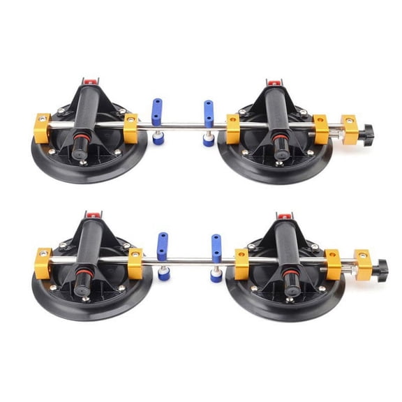 1PC/2PCS Seamless Stone Seam Setter Manual Rubber Vacuum Leveling Setter for Joint with 8" Suction Cups Horizontal Bar