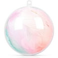 thumbnail image 1 of 1PC 3.9" Ornament Balls Christmas Decoration Balls, Clear Plastic Fillable Ornaments Ball, DIY Clear Plastic Balls For Christmas, New Years Present, Wedding Home Decor, 1 of 9