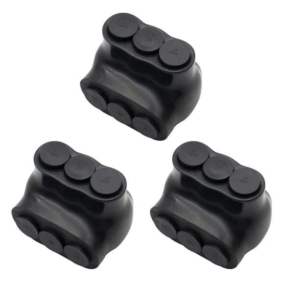 1PC 3 Port Insulated Inline Splice Connectors, 4-14AWG Insulated Multi-Cable Connectors, Robust Pre-Filled Oxide Inhibitor Connector for Electrical Wiring Applications, UL Listed