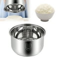 thumbnail image 1 of 1PC 304 Stainless Steel Rice Cooker Inner Pot Replacement, Non-Stick Coating for Even Heating, Durable Bowl for Rice Cooking, 1 of 7