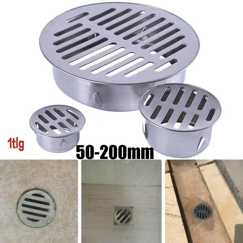 1PC 304 Stainless Steel Thicken Drainage Roof Patio Round Flat Floor ...