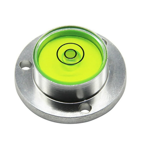 1PC 30mm Flange Spirit-Level Horizontal Bubble Level High Precision Round Bubble Mini Circular Measuring Kit