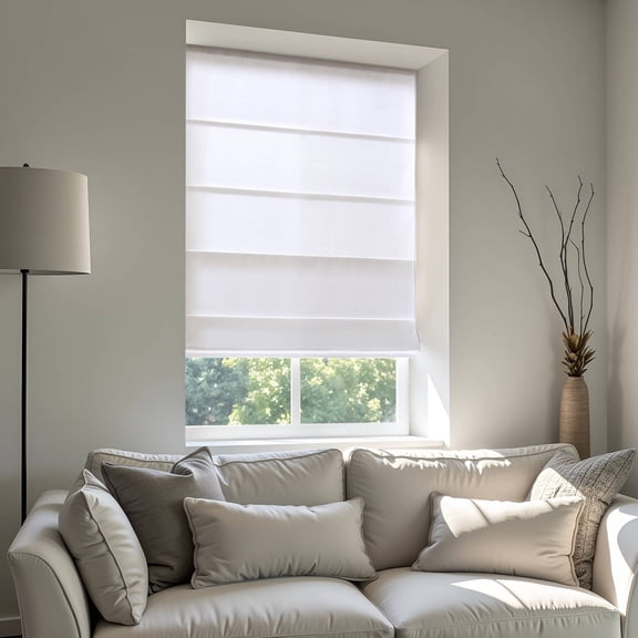1PC 31x64" Cordless Roman Blind Galen Matte fabric