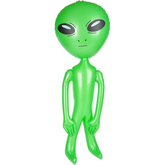 1PC 36/60 Inch Green Alien Inflate , Giant Jumbo Green Alien Inflate Party Favor