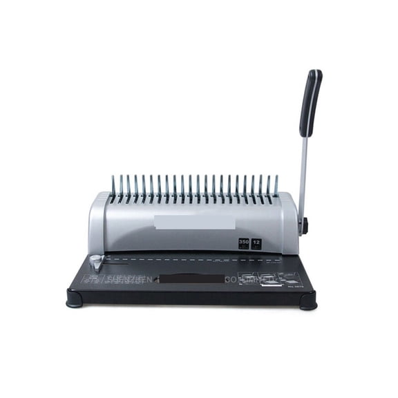 1PC 3870 Practical 21 Holes A4 Manual Comb Book Binding Machine,can Punch 12sheets At A Time ,Easy to Use