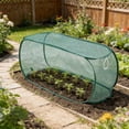 thumbnail image 1 of 1PC 39" x 17" x 17" Garden Rows Plants Cover, Vegetable Mesh Plant Protector Net Cage Guard with Ground Nails for Protecting Vegetables Fruits Seedlings Flowers, 1 of 6