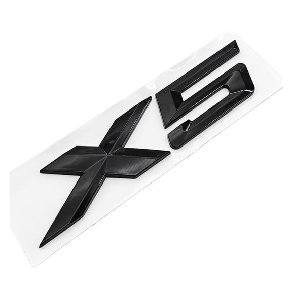 1PC 3D ABS Car Letters Logo X3 X5 X6 Sticker Rear Trunk Badge Emblem Decals  Accessories
