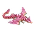 thumbnail image 1 of 1PC 3D Printed Dragon  Ornament Desktop Ornament 3D Printed Animals Home Office Craft Figures Christmas  Gifts, 1 of 6