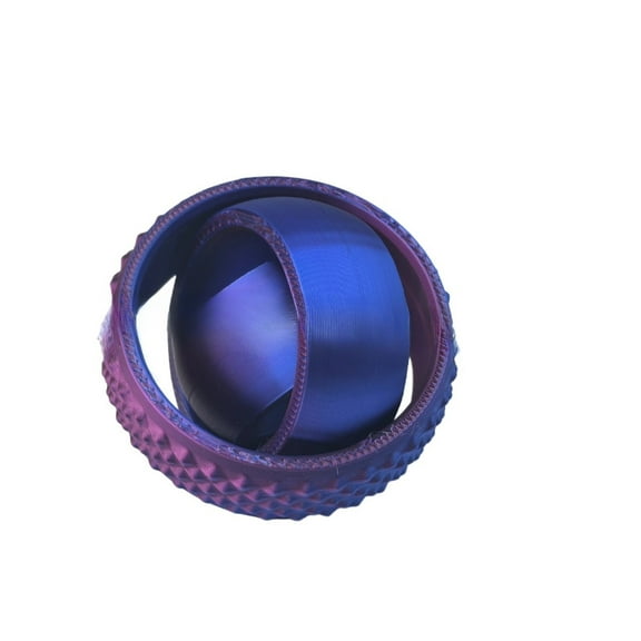 1PC 3D Printed Rotating Ball Toy O-Shaped Fingertip Gyroscope Rotation Anxiety Decompression Cool Toy