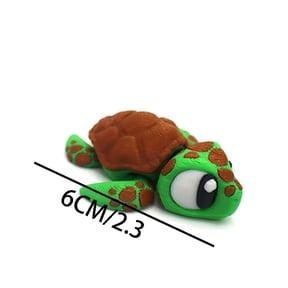1PC 3D Printing Chameleon Figures Multi-joint Movable Simulation Eyes For Home Accessories Gift Living Room Decoration