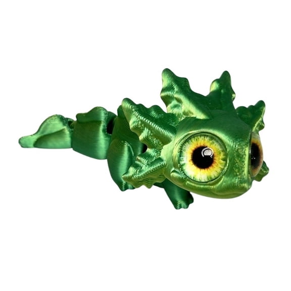 1PC 3D Printing Salamander Figures Multi-joint Movable Simulation Eyes For Home Accessories Gift Living Room Decoration