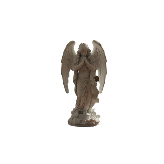 1PC 3D printed female statue with wings
