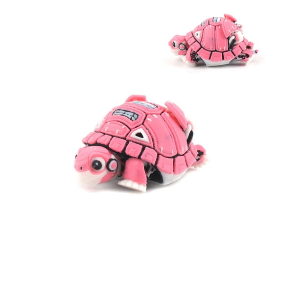 1PC 3D printer turtle, simulated animal model ornament, entertainment toy, multi-color printed gift toy with movable joints and tail, and expandable head and legs