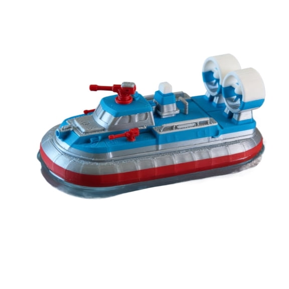 1PC 3D printing of a gunboat hovercraft that can float on water