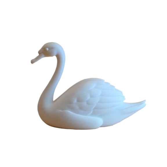 1PC 3D printing of a swan that can float on the water