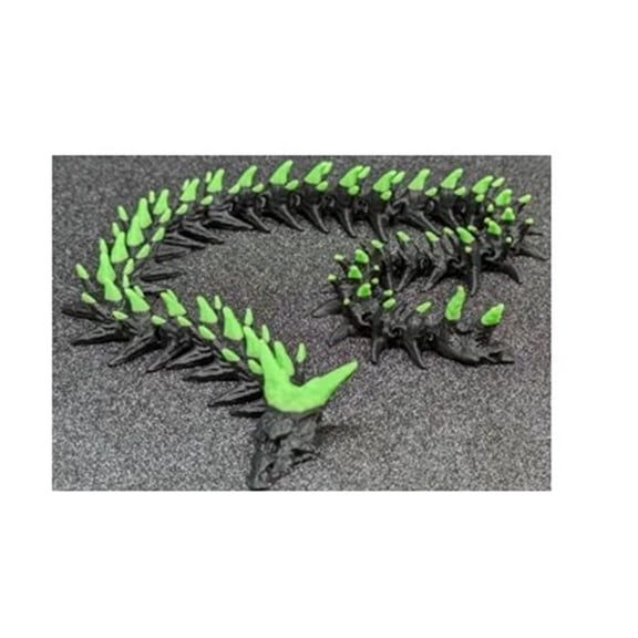 1PC 3D printing of dragon skeleton with movable joints