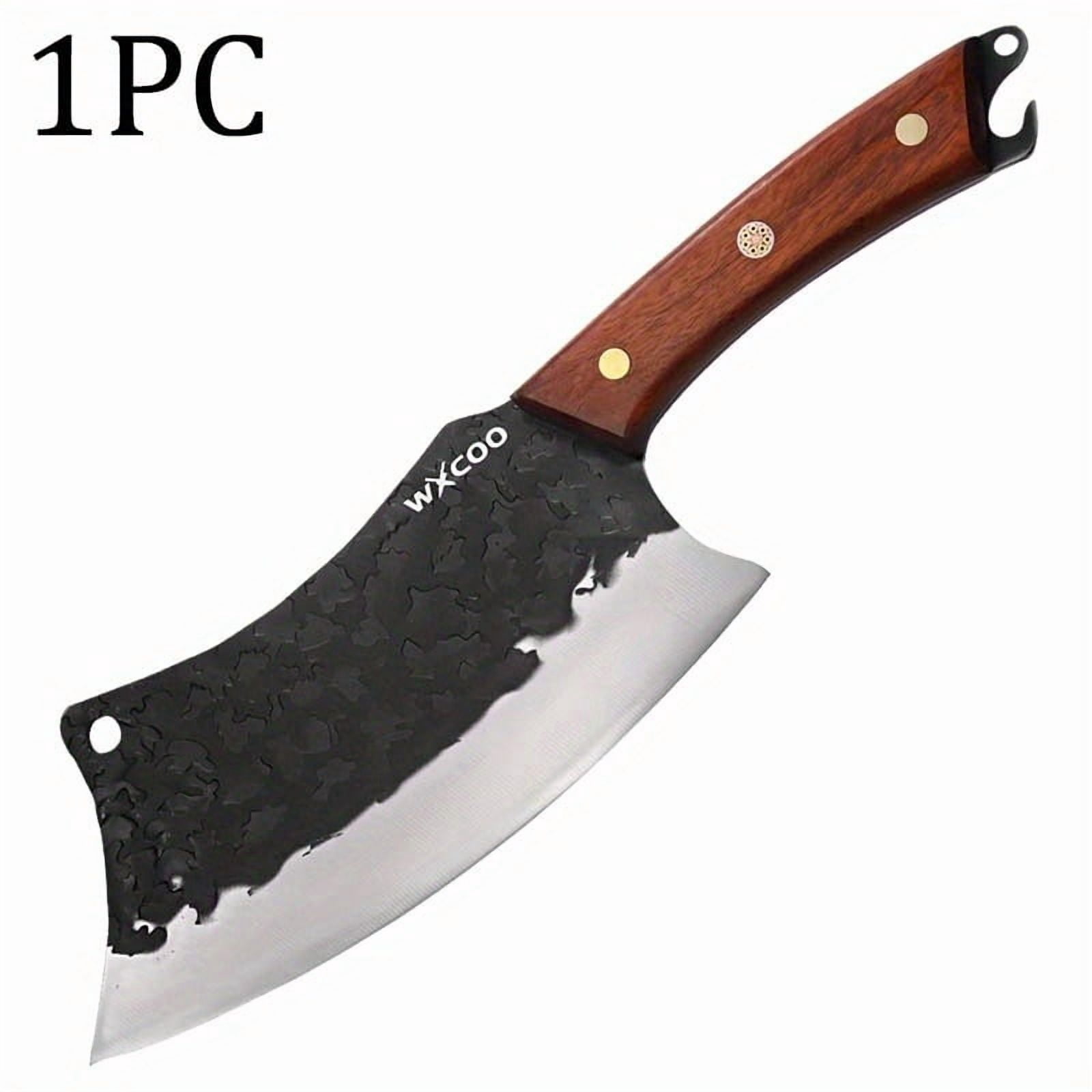 1PC/3PCS High Carbon Steel Boning Knife Meat Cleaver Sharp Handmade Forged Knife Multipurpose Knife Barbecue Knife Knife Vegetable Chopper High Quality Cutting Knife Utility Knife for Cooking
