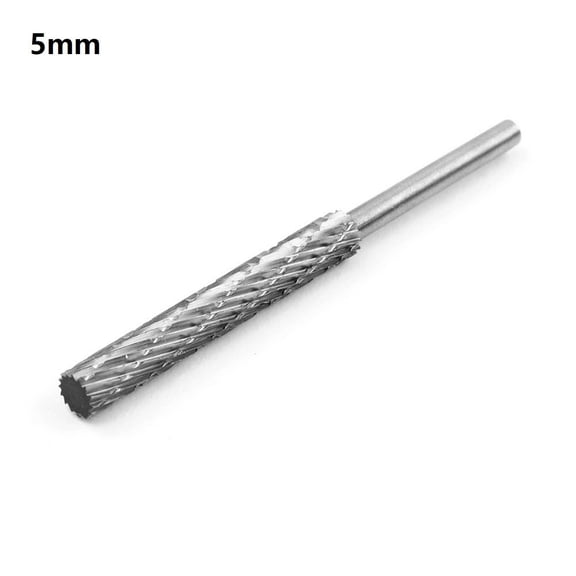 1PC 3mm Shank High Speed Steel Rotary Burr Tool Plastic Wood Carving Rotary File 5mm