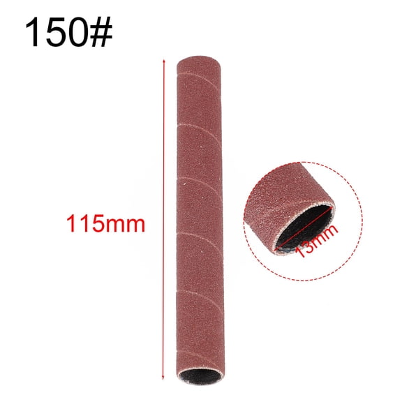 1PC 4.5inch Sanding drum Sleeves sanding paper drum polishing Tools 80/150/240# Grit 150