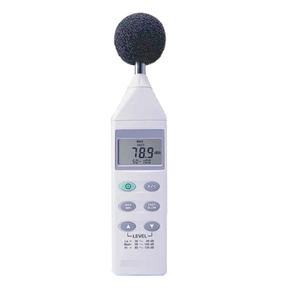 1PC 4 Digits Display Digital Noise Meter of Resolution 0.1DB 30DB-130DB ,Feature Packed