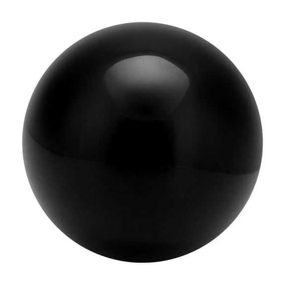 1PC 40mm Artificial Quartz Crystal Ball Transparent Sphere Home Office Decor Gifts(Black)