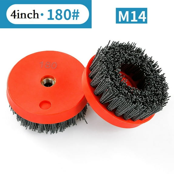 1PC 4Inch Circular Antique Abrasive Brush Stone Granite Polishing Cleaning M14