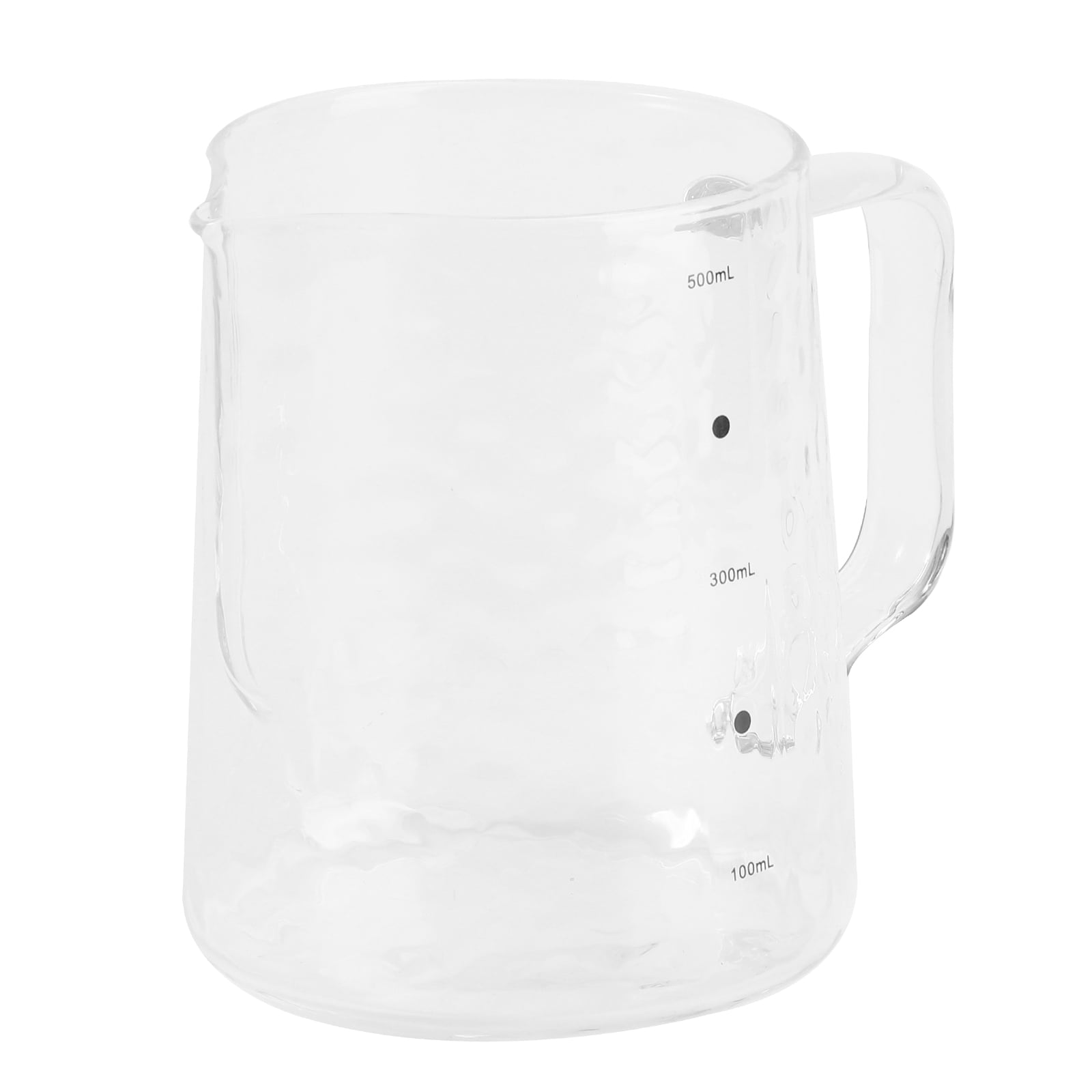 Normcore Handleless Milk Pitcher - 20.3 Oz, Round Spout For Latte Art, Non-Stick White Coating