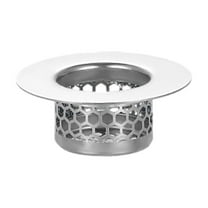 1PC 5CM 304 Stainless Steel Round Floor Drain, Universal Hair Catcher For Bathroom Wash Basin Clog Mesh Screenin Floor Drain Shower Drain Grate Outdoor Yard Drain-Pipe Exhaust Pipe Roof Balcony Use