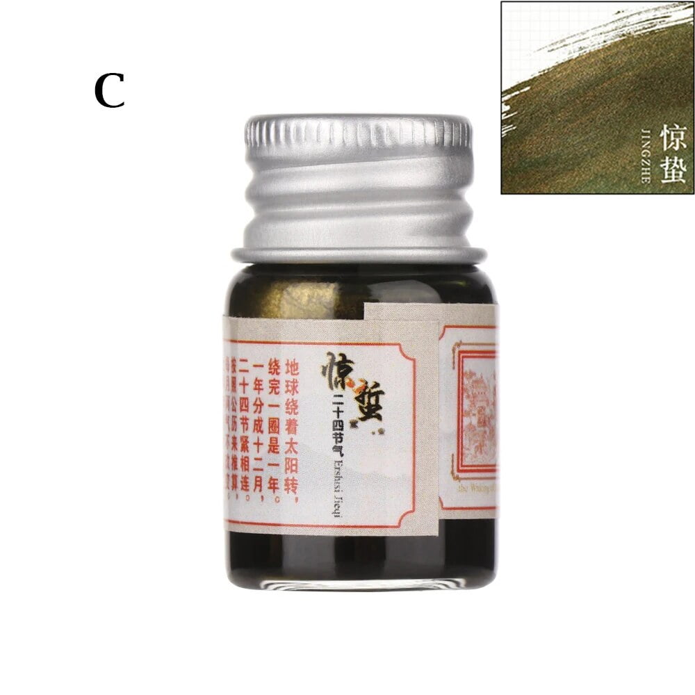 1PC 5ML 24 Color Calligraphy Writing Paint Fountain Pen Ink With ...
