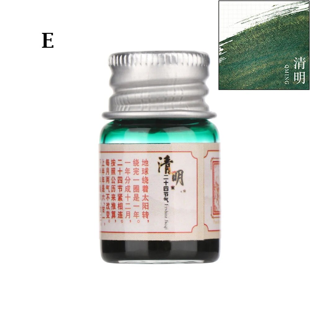 1PC 5ML 24 Color Calligraphy Writing Paint Fountain Pen Ink With ...