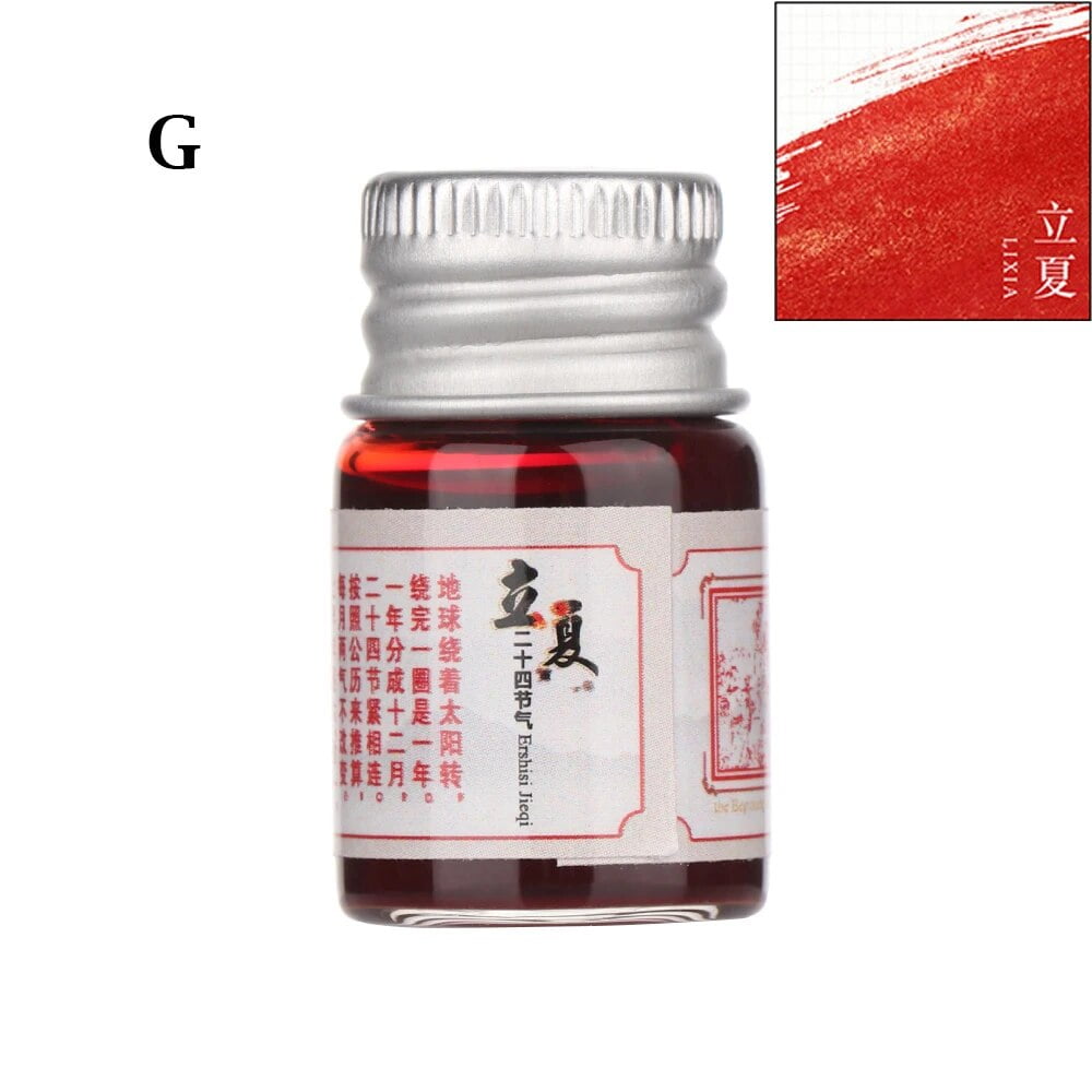 1PC 5ML 24 Color Calligraphy Writing Paint Fountain Pen Ink With ...