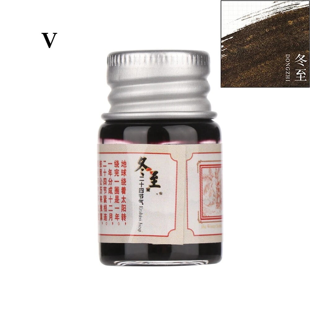 1PC 5ML 24 Color Calligraphy Writing Paint Fountain Pen Ink With ...