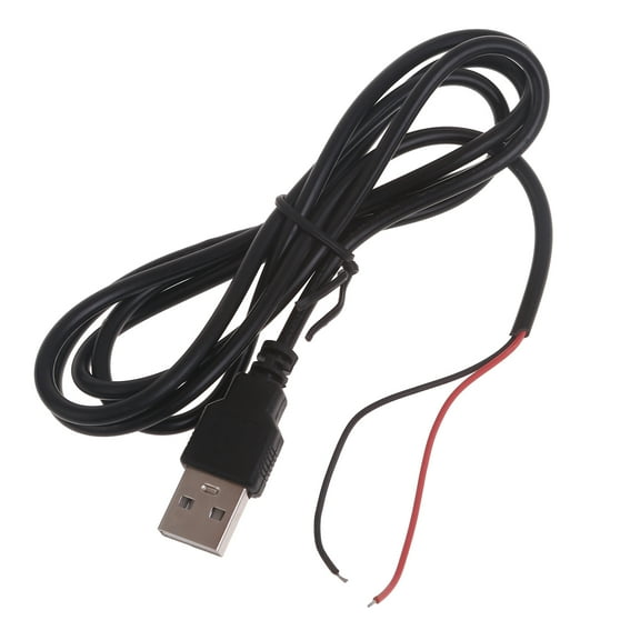 1PC 5V USB Extension Cable with USB 2.0 A Male Plug and 2 Pin 2 Wire Power Cable Connector for 5V