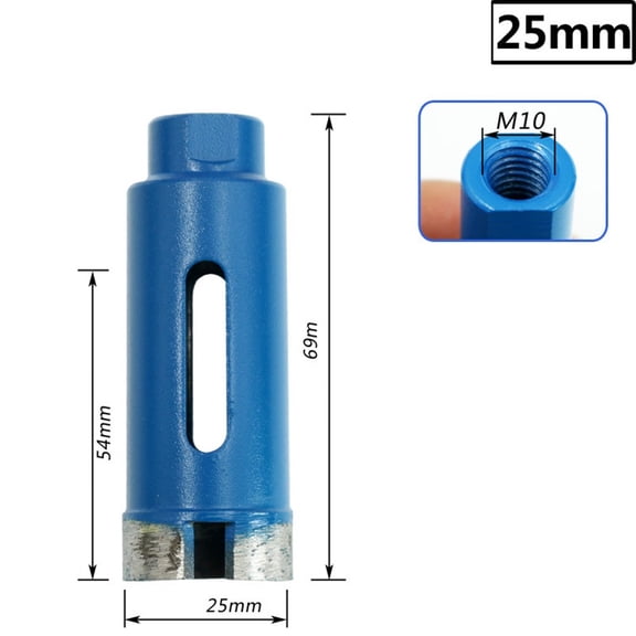 1PC 6-30mm M10 Sintering Core Bit Diamond Hole-Saw Drill Bits For Marble Granite Brick Tile Ceramic Concrete Drilling Tools