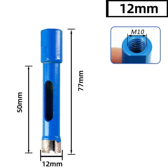 1PC 6-30mm M10 Sintering Core Bit Diamond Hole-Saw Drill Bits For Marble Granite Brick Tile Ceramic Concrete Drilling Tools