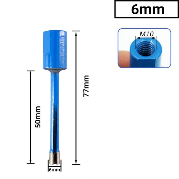 1PC 6-30mm M10 Sintering Core Bit Diamond Hole-Saw Drill Bits For Marble Granite Brick Tile Ceramic Concrete Drilling Tools