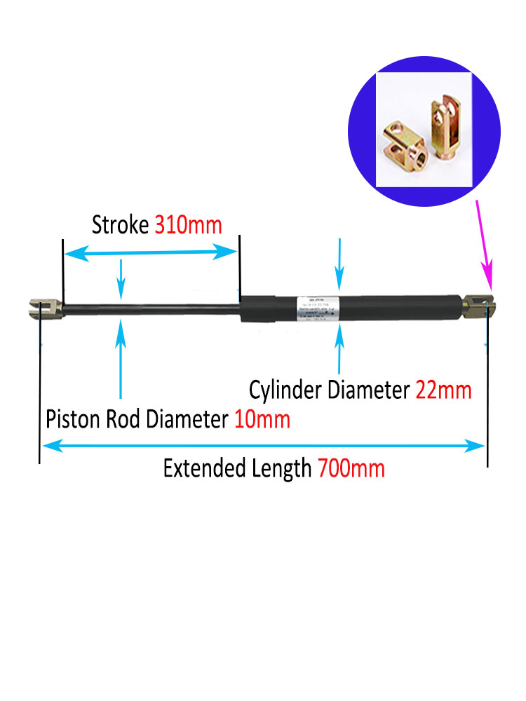 1 Pc Gas Spring Universal Shock Absorber Hydraulic Lift Support Strut Bar For RV Bed Car Machine Furniture