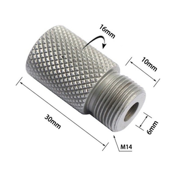 1PC 6mm Drill sleeve Bushing M14 Dowelling Jig Wood Drilling Guide Locator