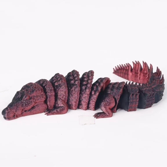 1PC 7CM 3D printed crocodile joints, hands-on model props, creative decorative items, birthday gifts