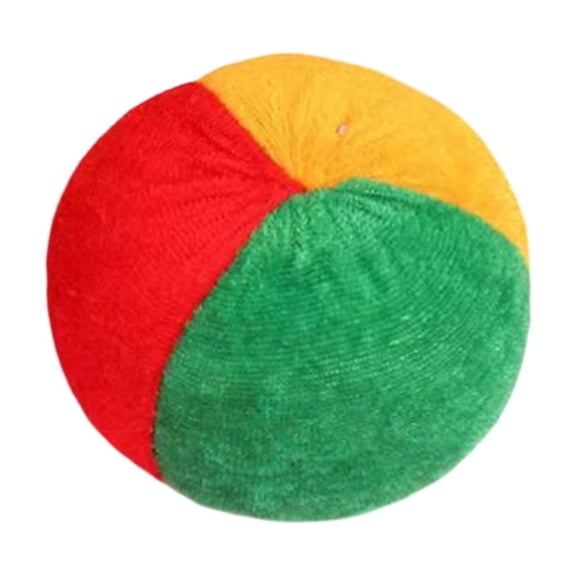 1PC 7cm Woven Foot Bag Juggling Balls Sack Balls, Tri-Color Design Lightweight Hand Toss Catch Training Toy, Textured Woven Surface Easy Grip for Hand-Eye Coordination Practice Indoor Outdoor.