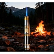 1PC 8.7 Ever Tech Saber Cigar Torch with Safety Lock & Adjustable Flame Refillable for BBQ, Baking, Camping ,Kitchen Gift Lighters for Men Woman Christmas