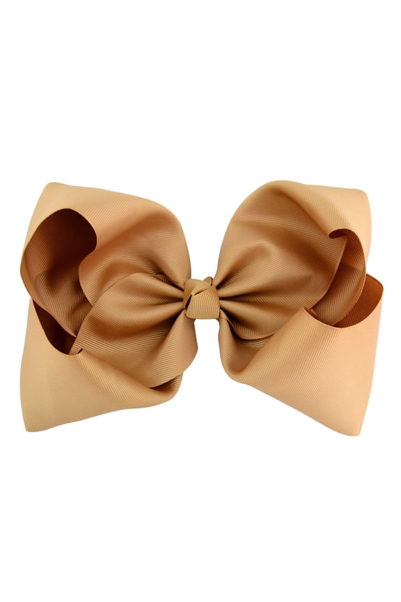 1PC 8 Inch Boutique Grosgrain Ribbon Pinwheel Hair Bows Alligator Clips For Girls Babies Toddlers Accessories Teens Gifts