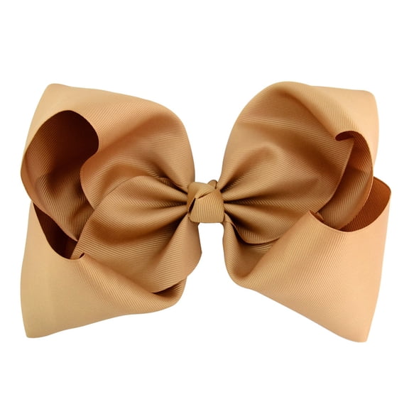 1PC 8 Inch Boutique Grosgrain Ribbon Pinwheel Hair Bows Alligator Clips For Girls Babies Toddlers Accessories Teens Gifts