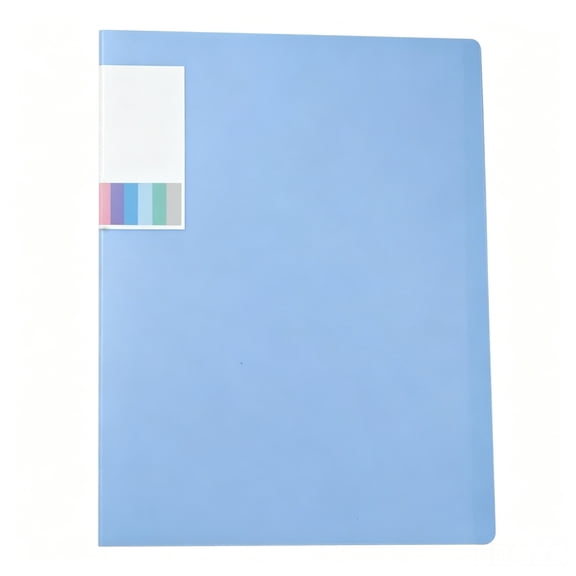 1PC A4 Presentation Portfolio Book, Clear Poly Pockets Holds 40 Pages, Artwork & Office Document Storage Organizer